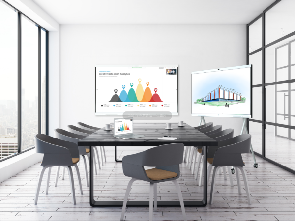 多合一的华为企业智慧屏，提高远程协作、本地协作工作效率