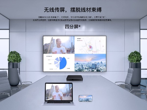 MAXHUB商显屏无线投屏，还能保护隐私