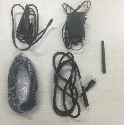 摄像头控制线、主机电源、网线、HDMI高清信号线、主机无线接收天线
